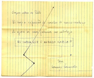 Carta de Mário Cesariny de Vasconcelos a José de Almada Negreiros