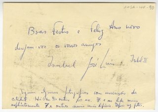 Carta de José Luís Fonseca a José de Almada Negreiros