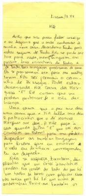 Carta de Ana Paula Almada-Negreiros a Sarah Affonso
