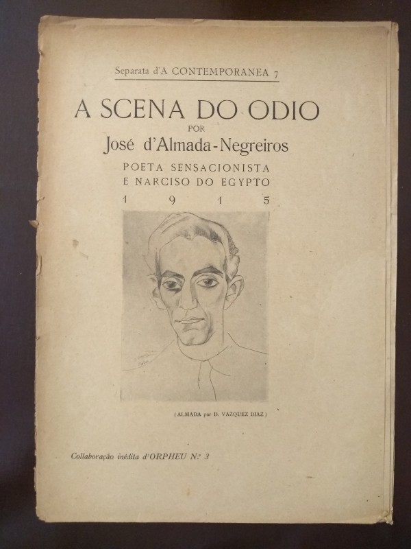 A scena do odio por Almada Negreiros / Separata da Contemporânea N. 7 / 1923