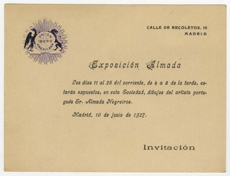 Exposición Almada / Unión Ibero Americana