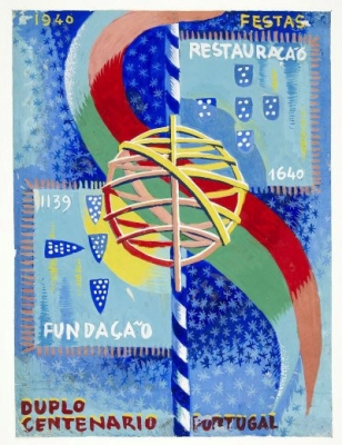 Maquette   para cartaz – Duplo Centenário de Portugal , n.d; n.a