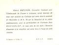 Carta de Robert Bréchon a Sarah Affonso e José de Almada Negreiros