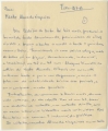 Carta de Cidália de Brito a José de Almada Negreiros
