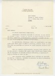 Carta do Centro de Arte Contemporânea do Museu Soares dos Reis do Porto para Sarah Affonso.