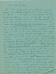 Rascunho de carta de José de Almada Negreiros a Carlos Queiroz