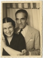 José de Almada Negreiros e Sarah Affonso no Hotel Vitória