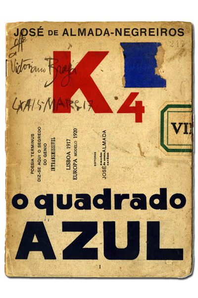 Negreiros, Almada, 1893-1970 K4 o quadrado azul