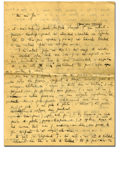 Amado, Fernando, 1899-1968 Carta a José de Almada Negreiros. 1943