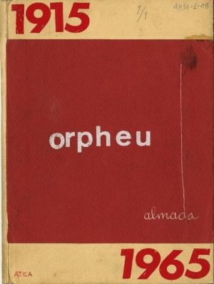 Capa do livro Orpheu 1915-1965