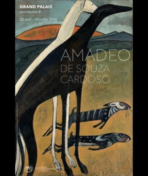 Cartaz da exposição Amadeo de Souza-Cardoso em Paris