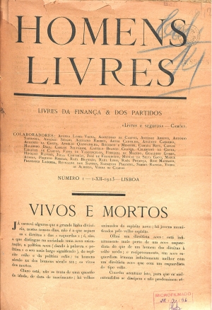 Homens Livres 1923